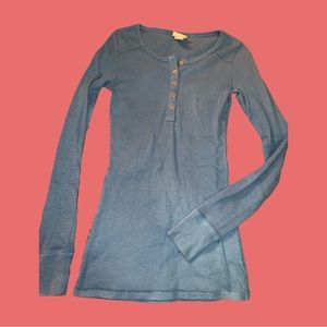 Blue long sleeve shirt